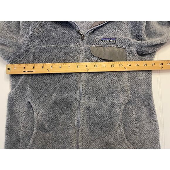 Patagonia Re-Tool Full Zip Fleece Jacket Gray Pockets - Size Women's XS - Picture 4 of 6